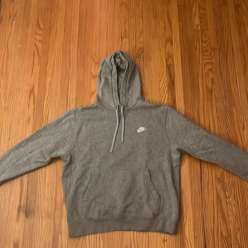 Medium mens grey nike hoodie